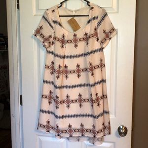 Tribal/Aztec Patterned Dress